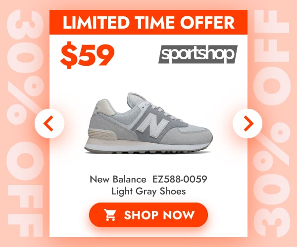 Sport Shop 2 - Shopping HTML5 Banner Ad Templates with Swipeable Gallery (GWD)
