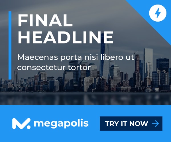 Megapolis - Multipurpose AMP Banner Ads