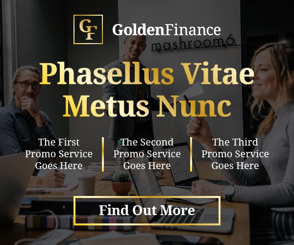 Golden Finance - Animated HTML5 Banner Ad Templates