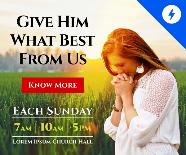 Church and Religion AMP HTML Banners