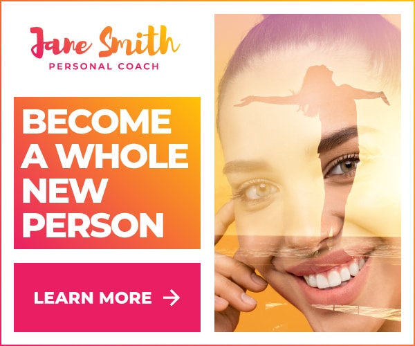 Coaching & Mentoring HTML5 Banners With Double-Exposure Effect